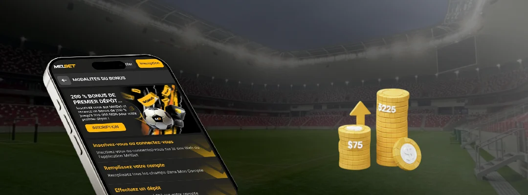 Comment j'ai transformé 75$ en 225$ Melbet